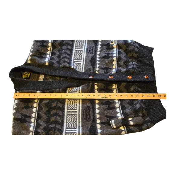 Vintage Tejido Ruminahui Sweater Mens Size XL Multi Grandpacore Heavy Heritage - Picture 10 of 10